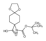 8-(Boc-氨基)-1，4-二氧杂螺[4.5]癸烷-8-甲酸