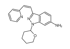 (E)-3-[2-(吡啶-2-基)乙烯基]-1-(四氢-2H-吡喃-2-基)-1H-吲唑-6-胺
