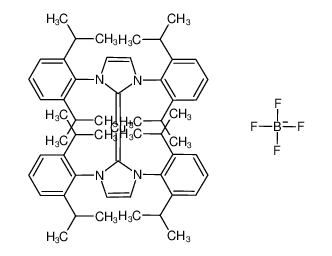 双(1,3-双(2,6-二异丙基苯基)咪唑-2-亚基)铜(I)四氟硼酸盐