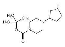 1-Boc-4-(吡咯烷-3-基)-哌嗪