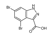 4,6-二溴-1H-吲唑-3-羧酸