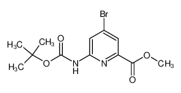 methyl4-bromo-6-((tert-butoxycarbonyl)amino)picolinate