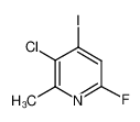 3-CHLORO-6-FLUORO-4-IODO-2-PICOLINE