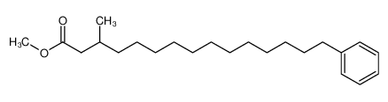 3-甲基-15-苯基十五烷酸甲酯