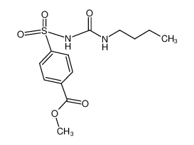 4-(N-(丁基氨基甲酰基）氨磺酰基)苯甲酸甲酯