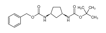 顺式-1-(Boc-氨基)-3-(Cbz-氨基)环戊烷
