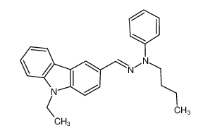 9-乙基咔唑-3-甲醛 N-丁基-N-苯腙