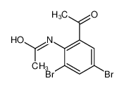 N-(2-乙酰基-4，6-二溴苯基)乙酰胺