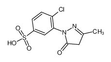 1-(2-氯基-5-磺酸苯基)-3-甲基-5-吡唑酮（25CSMP）