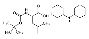 (S)-2-((叔丁氧基羰基)氨基)-4-甲基戊-4-烯酸 二环己胺盐
