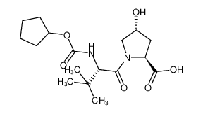 (2S,4R)-1-((S)-2-(环戊氧羰基))-3,3-二甲基丁酰基)-4-羟基吡咯烷-2-羧酸