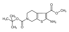 6-叔丁基3-甲基2-氨基-4H，5H，6H，7H-噻吩并[2，3-c]吡啶-3，6-二羧酸酯