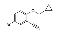 5-溴-2-(环丙基甲氧基)苯甲腈