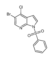 5-溴-4-氯-1-(苯基磺酰基)-1H-吡咯并[2,3-b]吡啶