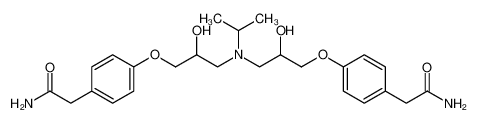 2，2'-((((Isopropylazanediyl)bis(2-hydroxypropane-3，1-diyl))bis(oxy))bis(4，1-phenylene))diacetamide