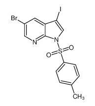 5-溴-3-碘-1-[(4-甲基苯基)磺酰基]-1H-吡咯并[2，3-B]吡啶