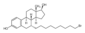 (7α,17β)-7-(9-溴壬基)雌甾-1,3,5(10)-三烯-3,17-二醇
