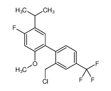2'-(氯甲基)-4-氟-5-异丙基-2-甲氧基-4'-(三氟甲基)-1,1'-二苯