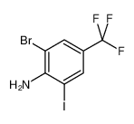 2-溴-6-碘-4-三氟甲基苯胺