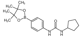 4-(3-环戊基脲)苯硼酸频哪酯