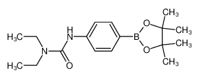 1，1-二乙基-3-(4-(4，4，5，5-四甲基-1，3，2-二硼戊环-2-基)苯基)脲