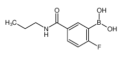 (2-氟-5-(丙基氨基甲酰基)苯基)硼酸