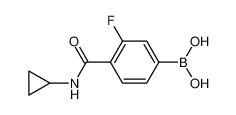 4-(环丙基氨基甲酰)-3-氟苯基硼酸