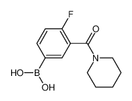 [4-氟-3-(哌啶-1-羰基)苯基]硼酸