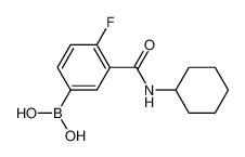 3-(环己基氨甲酰基)-4-氟苯基硼酸