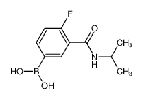4-氟-3-(异丙基氨甲酰基)苯基硼酸