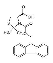 (R)-3-[(9H-芴-9-基甲氧基)羰基]-2,2-二甲基噻唑烷-4-甲酸