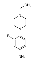 4-(4-乙基-1-哌嗪基)-3-氟-苯胺