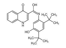 N-(2,4-二叔丁基-5-羟基苯基)-1,4-二氢-4-氧代-3-喹啉甲酰胺