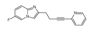 6-氟-2-[4-(吡啶-2-基)-3-丁炔基]咪唑并[1,2-a]吡啶