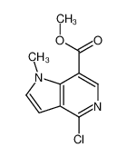 4-氯-1-甲基-1H-吡咯并[3，2-c]吡啶-7-羧酸甲酯
