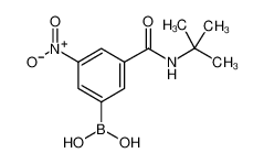 (3-(叔丁基氨基甲酰基)-5-硝基苯基)硼酸