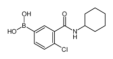 4-氯-3-(环己基甲酰氨)苯基硼酸