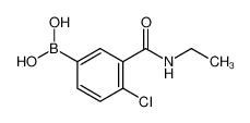 4-氯-3-(乙基氨甲酰基)苯基硼酸