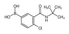 (3-(叔丁基氨基甲酰基)-4-氯苯基)硼酸