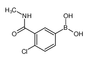 4-氯-3-(N-甲基氨甲酰基)苯基硼酸