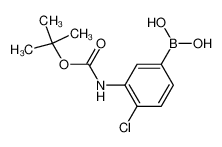 (3-((叔丁氧基羰基)氨基)-4-氯苯基)硼酸