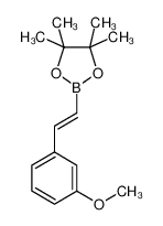 反式-2-(3-甲氧基苯基)乙烯基硼酸频那醇酯