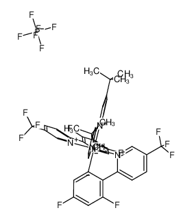 二[2-(2,4-二氟苯基)-5-三氟甲基吡啶][2-2'-联(4-叔丁基吡啶)]铱二(六氟磷酸)盐