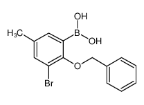 2-苄氧基-3-溴-5-甲基苯硼酸(含数量不等的酸酐)