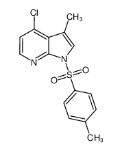 4-氯-3-甲基-1-甲苯磺酰基-1H-吡咯并[2，3-b]吡啶