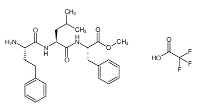 (αS)-α--氨基苯丁酰基-L-亮氨酰基-L-苯丙氨酸甲酯单(三氟乙酸盐)