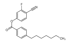 4-正庚基苯甲酸-3-氟-4-氰基苯酯