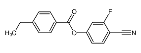 4-乙基苯甲酸-4-氰基-3-氟苯酯