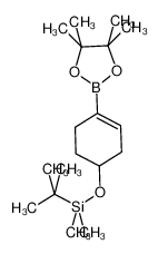 叔丁基-二甲基((4-(4,4,5,5-四甲基-1,3,2-二氧硼杂环戊烷-2-基)环己-3-烯-1-基)氧基)硅烷