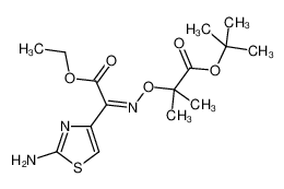 (Z)-2-(2-氨基噻唑-4-基)-2-(1-叔丁氧羰基-1-甲基)乙氧亚氨基乙酸乙酯